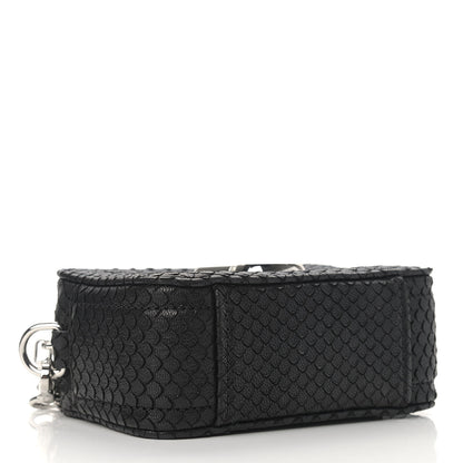 Marc Jacobs Goatskin Python Print The Softshot 17 Bag Black 3 of 8