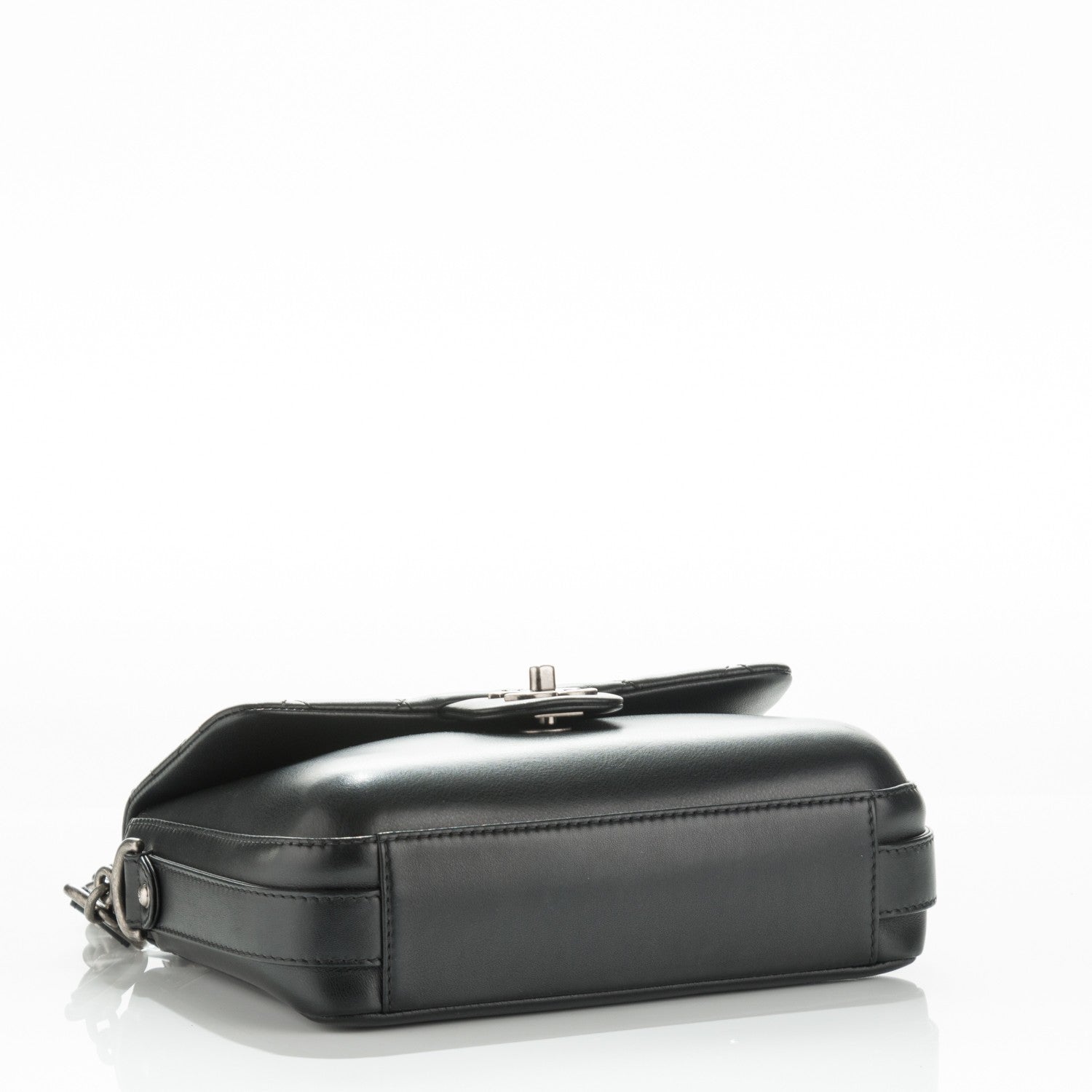 Chanel Calfskin Quilted Medium Rock My Shoulder Flap Black 6 of 10