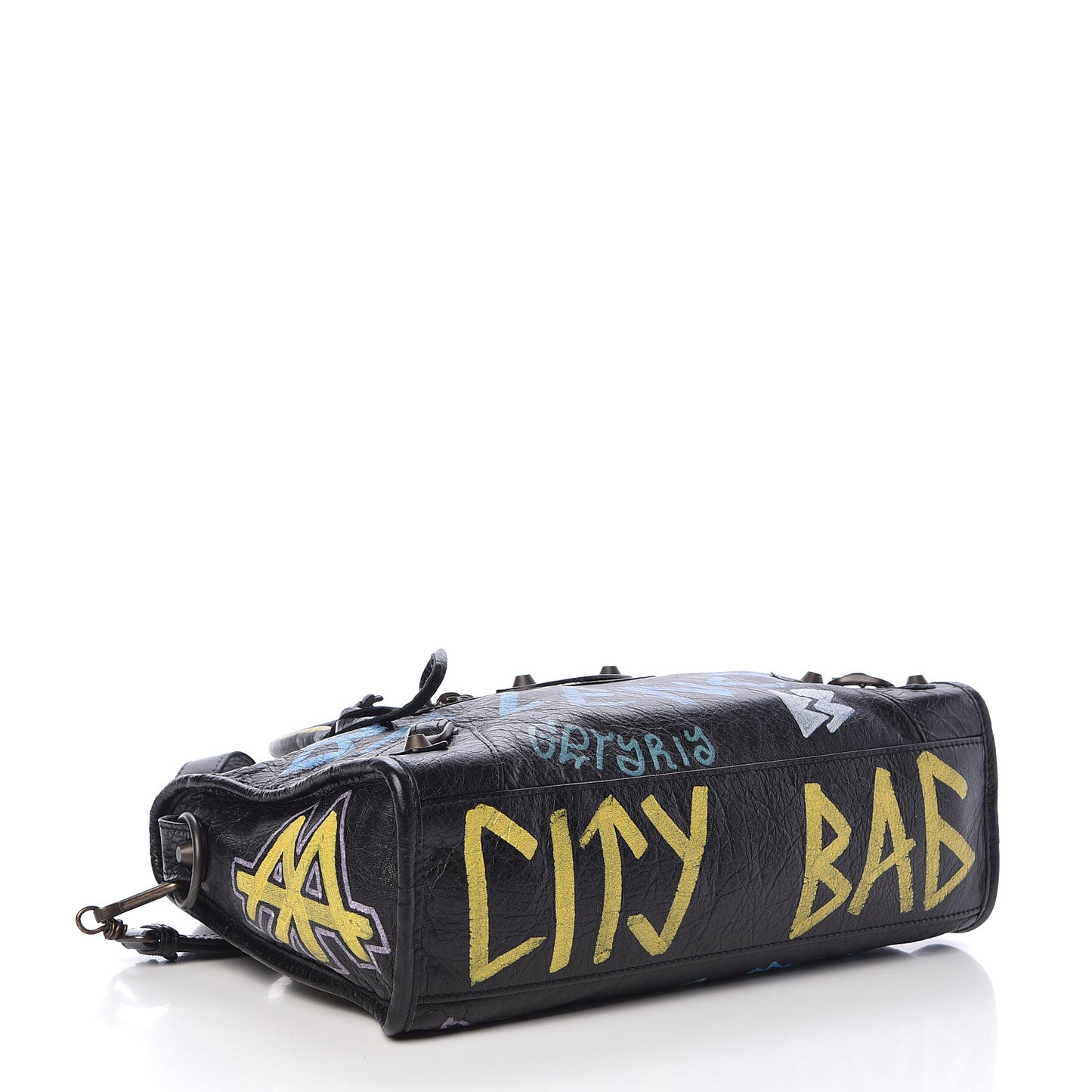 Agneau Graffiti All Over Classic Hardware S City Black Multicolor