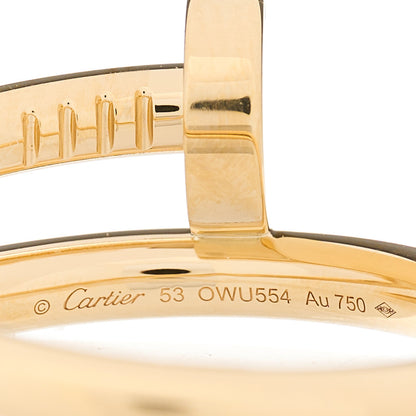 Cartier 18K Yellow Gold Juste Un Clou Ring 53 6.25 3 of 3