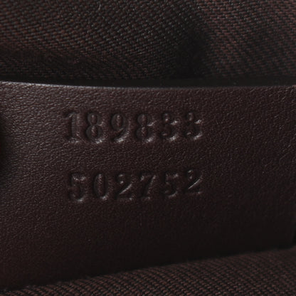 Gucci Monogram Large D Gold Hobo Dark Brown 7 of 10