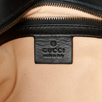 Gucci Calfskin Matelasse Small GG Marmont Shoulder Bag Black 6 of 13