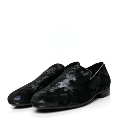 Jimmy Choo Mens Glitter Velvet Sloane Loafers 43 Black 3 of 8