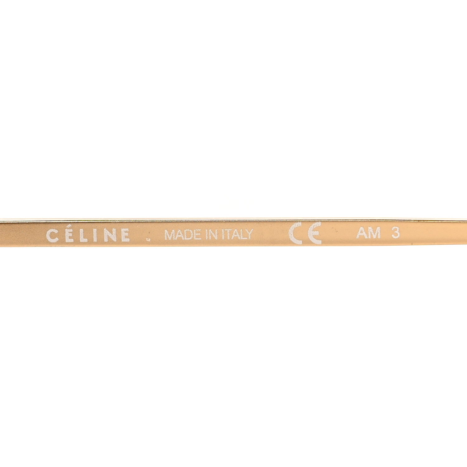 Celine Mirror Aviator Sunglasses CL 41391/S S Gold Tortoise 5 of 6