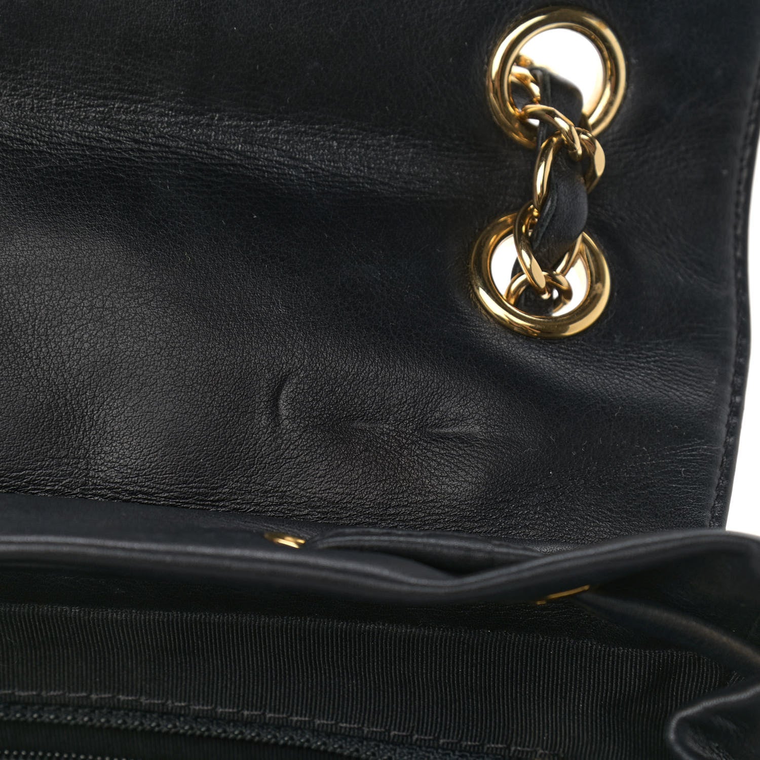 Chanel Lambskin Chevron Quilted Small Urban Spirit Backpack Black 10 of 13