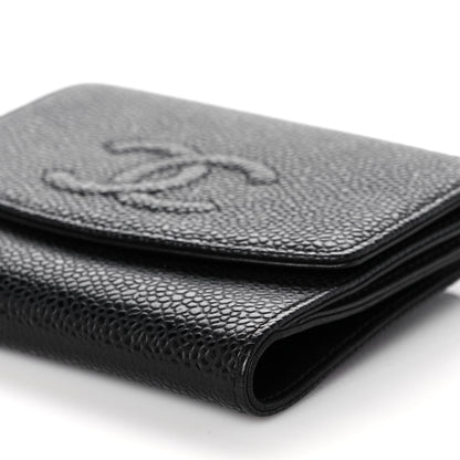 Chanel Caviar Timeless CC Flap Wallet Black 12 of 13