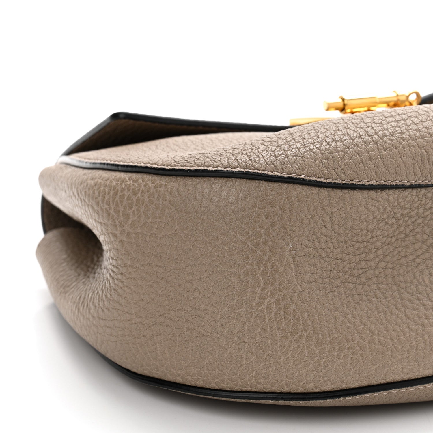 Chloe Grained Lambskin Mini Drew Shoulder Bag Motty Grey 8 of 9
