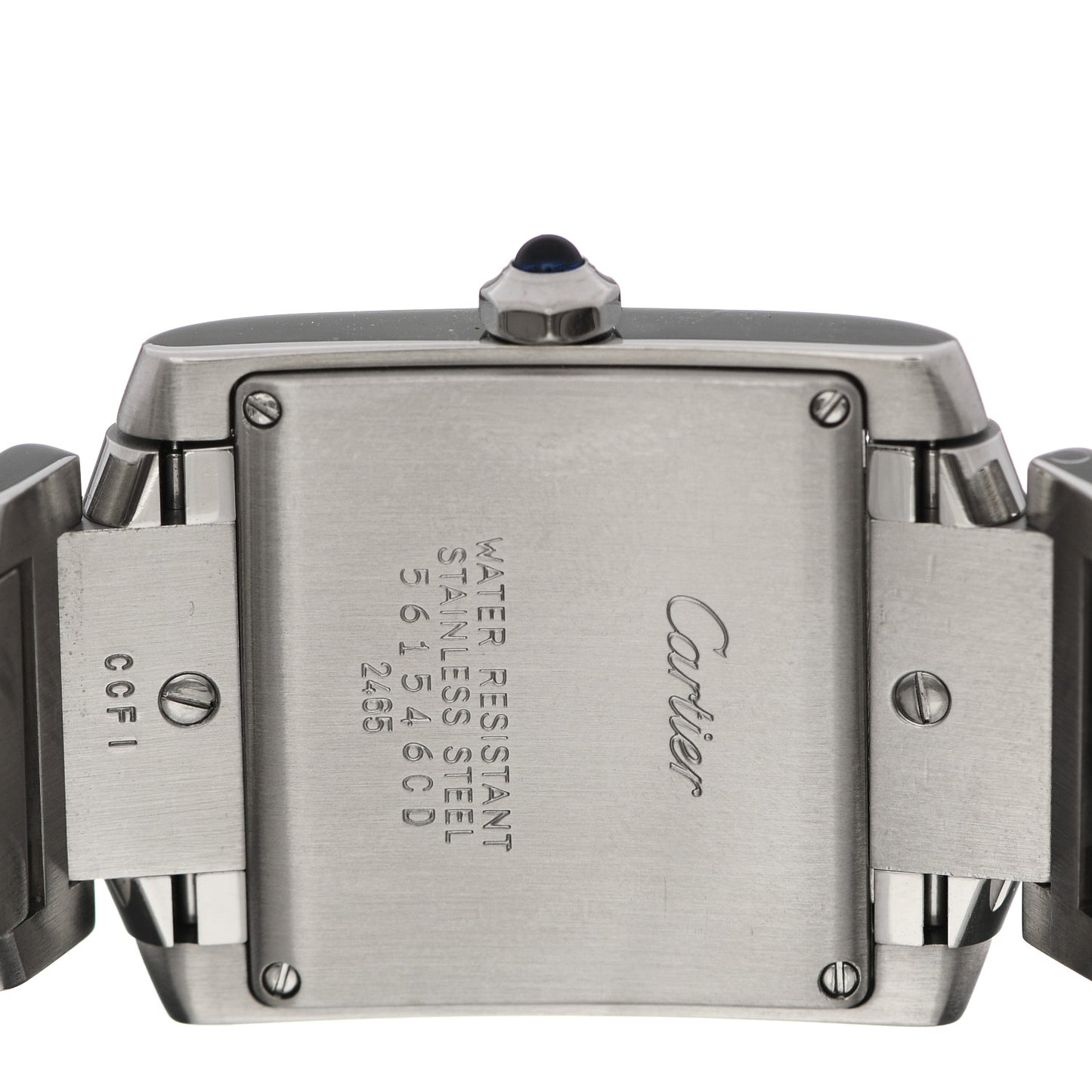 Stainless Steel 25mm Tank Francaise Quartz Watch