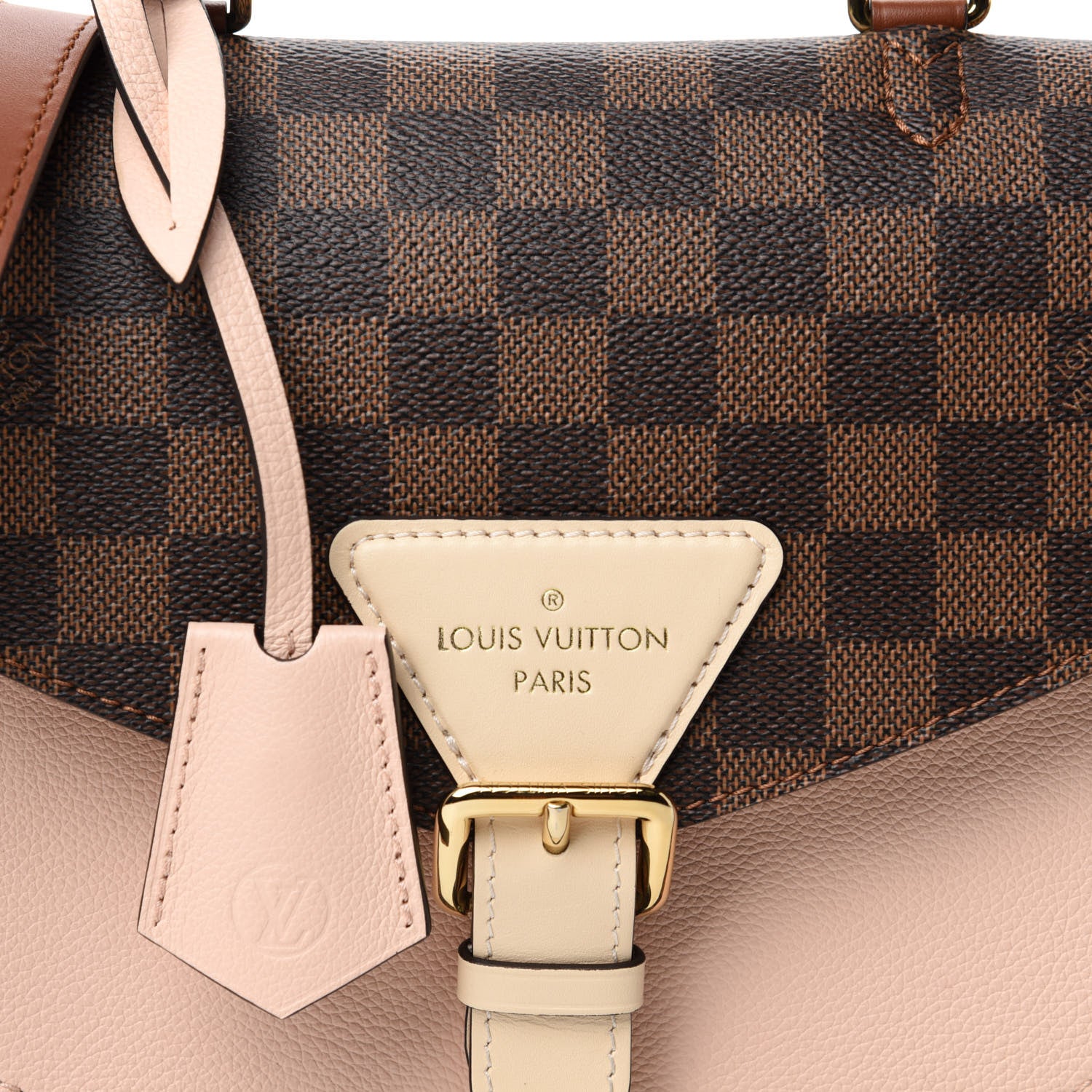 Louis Vuitton Damier Ebene Beaumarchais Venus Pink 10 of 11