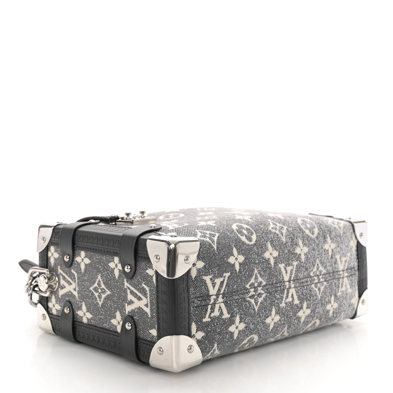 Louis Vuitton Monogram Jacquard Denim Side Trunk Grey 4 of 9