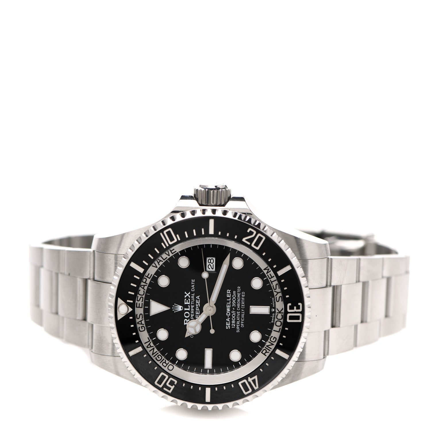 Rolex Stainless Steel 44mm Oyster Perpetual Date Sea-Dweller Deepsea Watch Black 126660 2 of 5