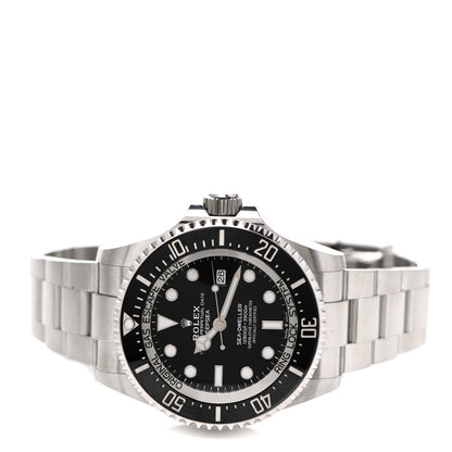 Rolex Stainless Steel 44mm Oyster Perpetual Date Sea-Dweller Deepsea Watch Black 126660 2 of 5