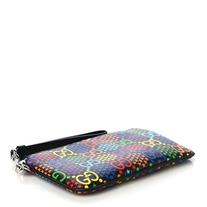 Gucci GG Supreme Monogram Psychedelic iPhone Pouch Black 4 of 10