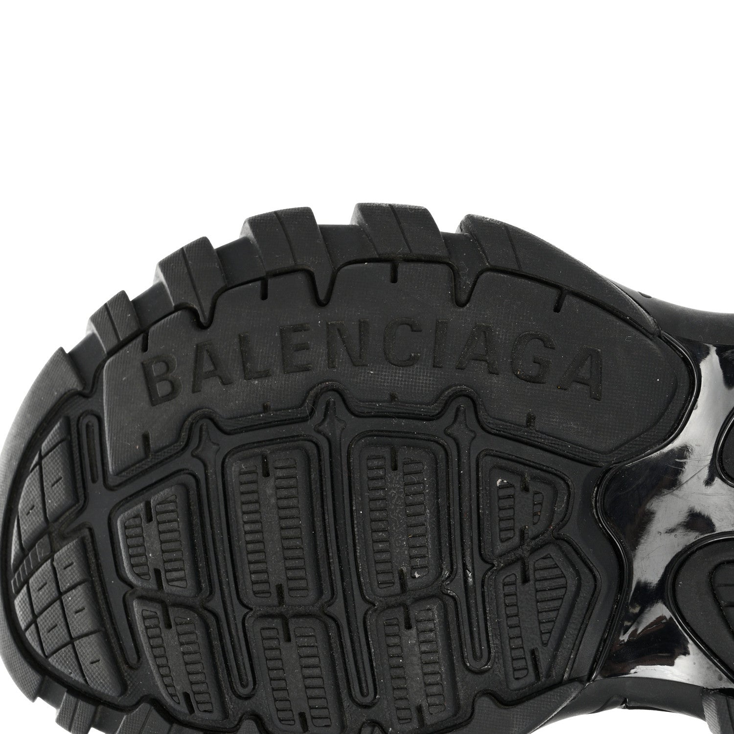 Balenciaga Neoprene Rubber Womens Track Sandals 35 Black 8 of 8