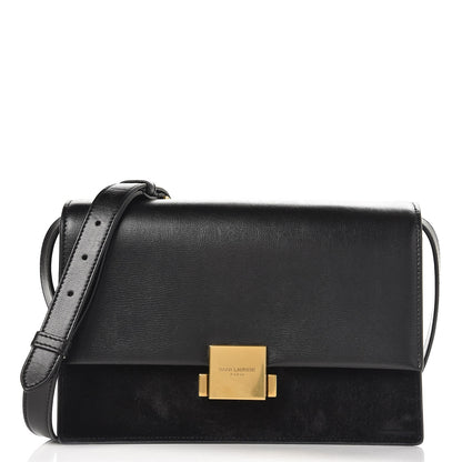 Saint Laurent Smooth Calfskin Suede Medium Bellechasse Black 1 of 7