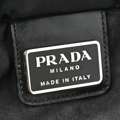 Prada Nylon Vela Flat Messenger Bag Black 6 of 11
