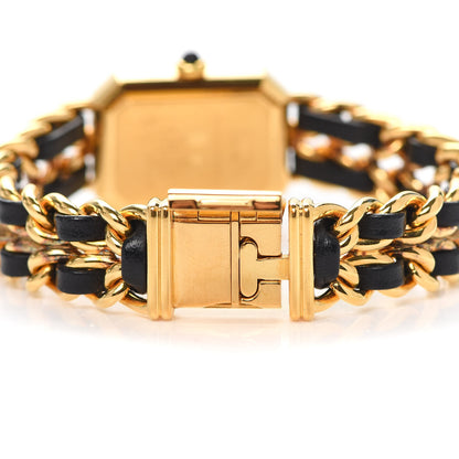 Chanel Stainless Steel Lambskin 20mm Chain Premiere Quartz Watch Gold L 5 of 5
