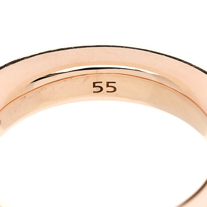 Pomellato 18K Rose Gold Brown Diamond Small Iconica Band Ring 55 7.25 6 of 6