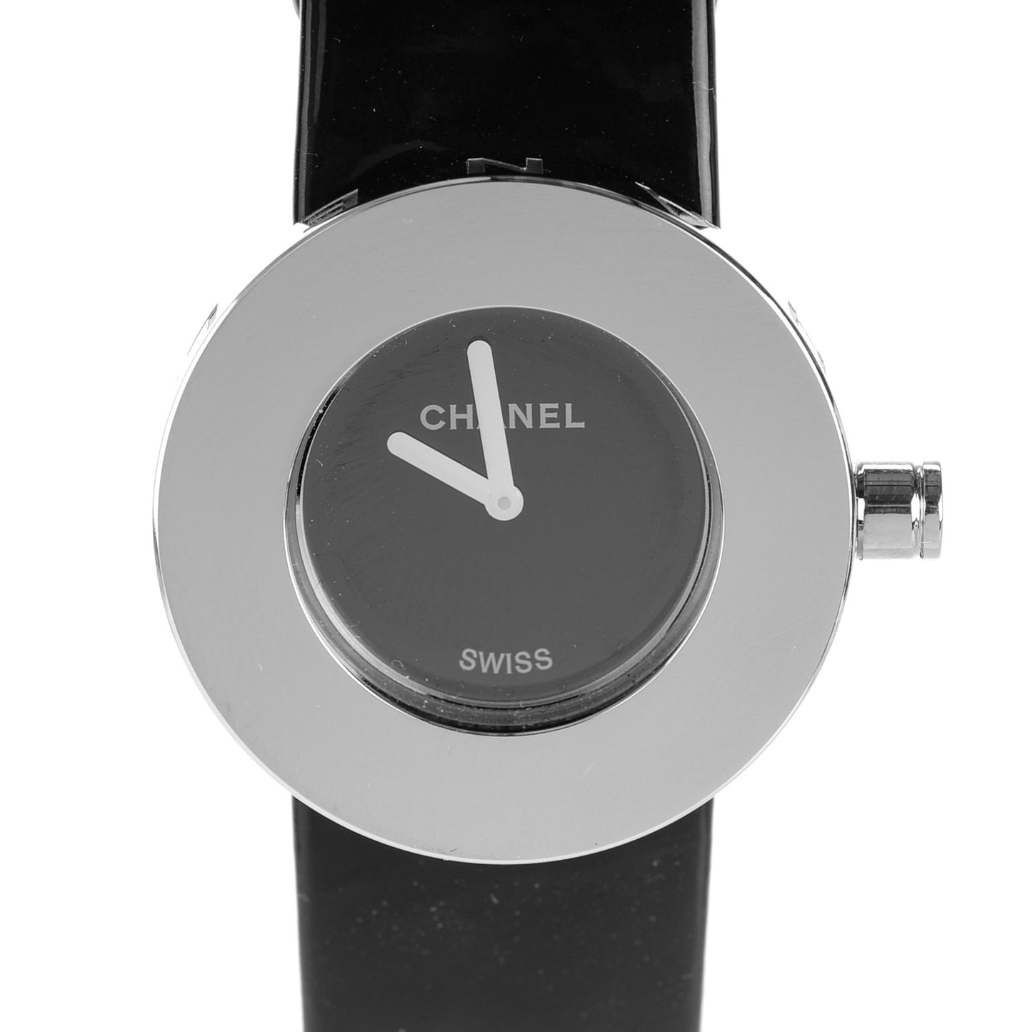 Stainless Steel Patent 29mm La Ronde Quartz Watch Black
