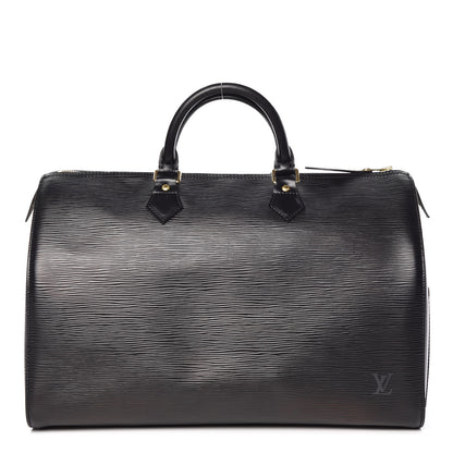 Louis Vuitton Epi Speedy 35 Black 1 of 11
