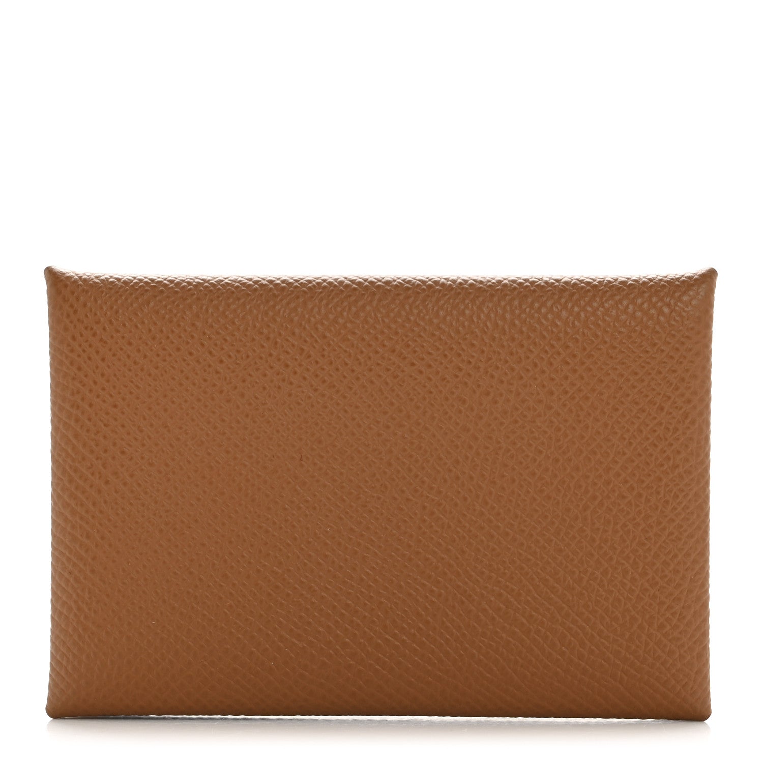 Hermes Epsom Calvi Card Case Gold 1 of 8
