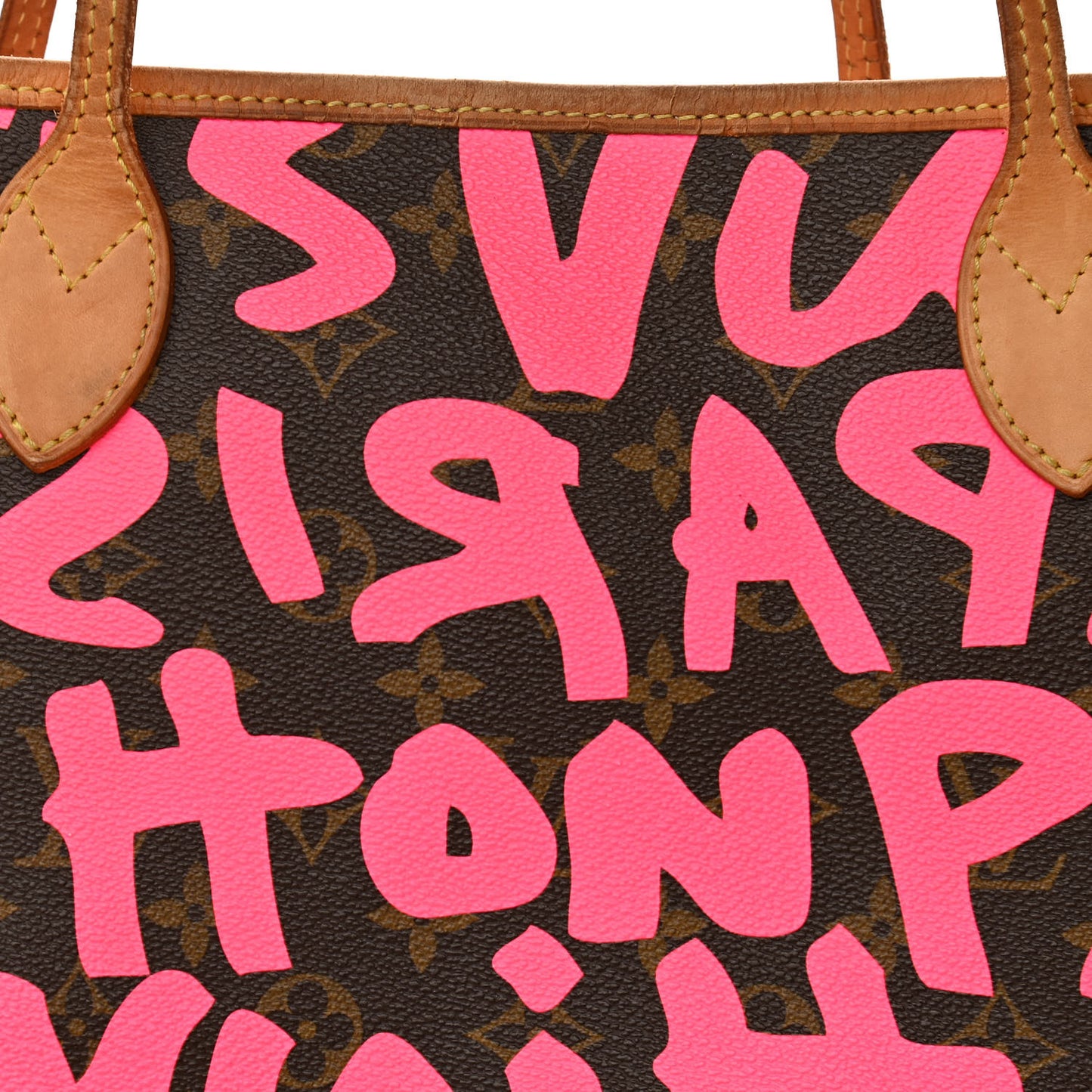 Monogram Graffiti Neverfull GM Fuchsia