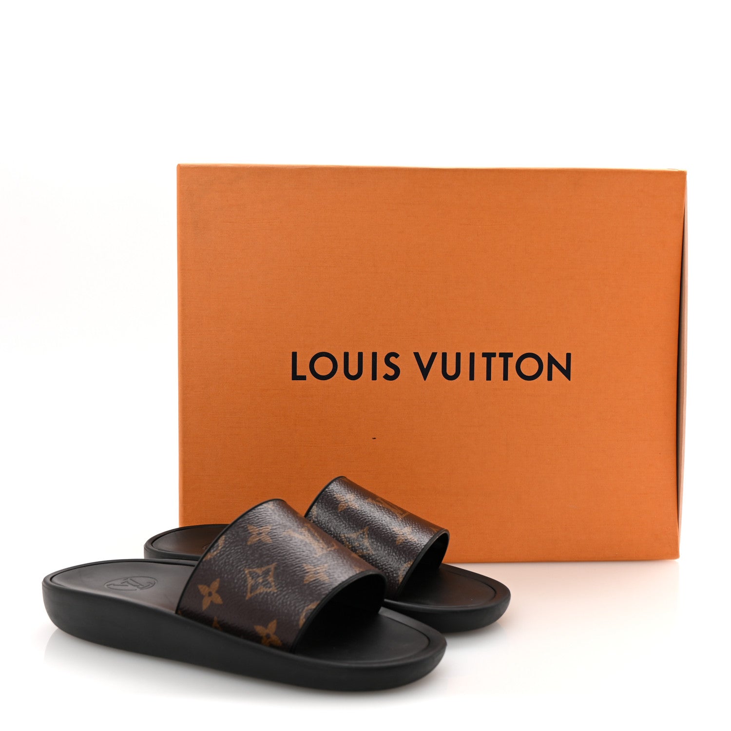 Louis Vuitton Monogram Sunbath Slide Sandals 37 9 of 9