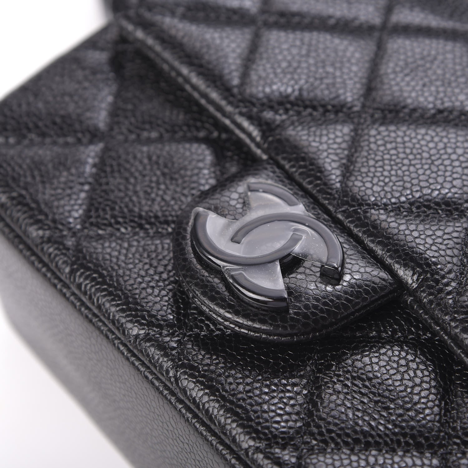 Chanel Caviar Quilted Incognito Mini Square Flap Black 10 of 13