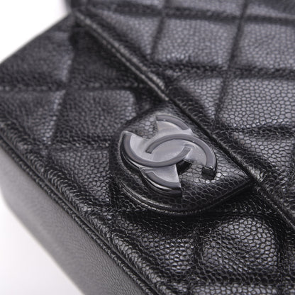 Chanel Caviar Quilted Incognito Mini Square Flap Black 10 of 13