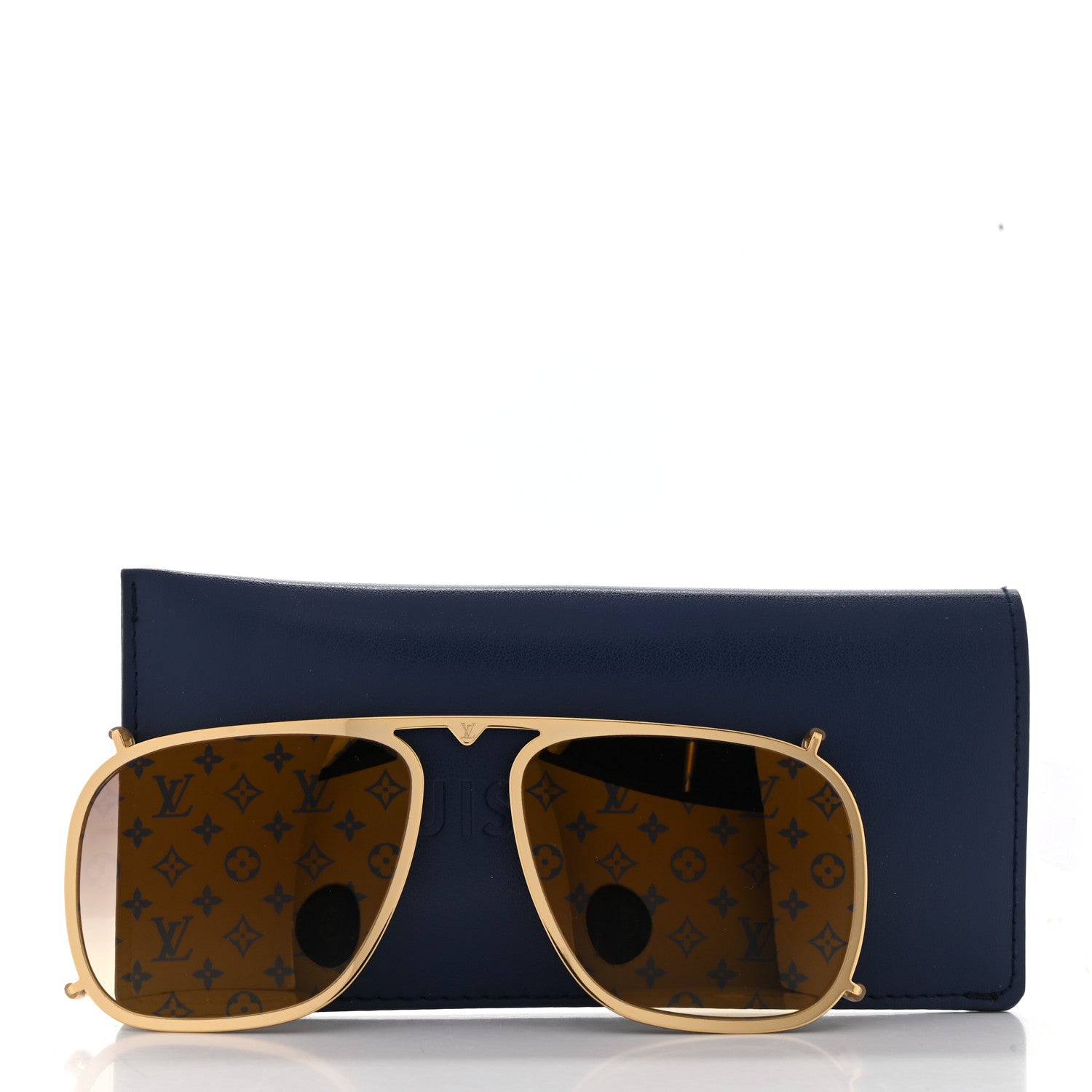 Louis Vuitton Monogram Satellite Clip-On Lenses Gold 5 of 5