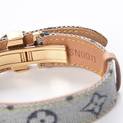 Louis Vuitton Mini Monogram Wish Bracelet Blue 5 of 6