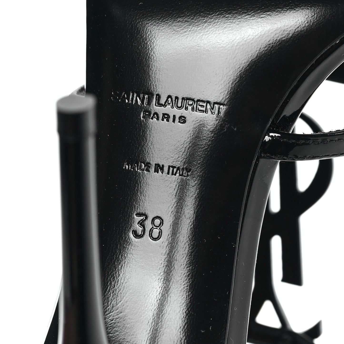 Patent Cassandra 100 Sandals 38 Black