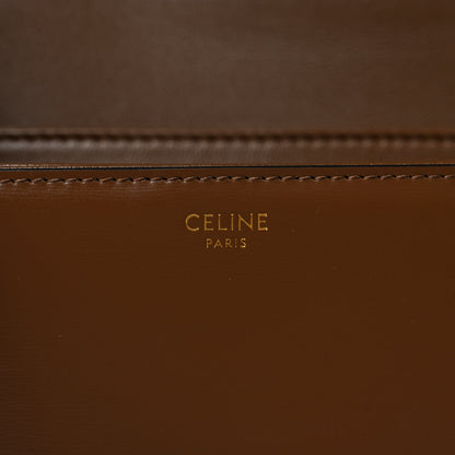Celine Shiny Calfskin Teen Triomphe Tan 5 of 7