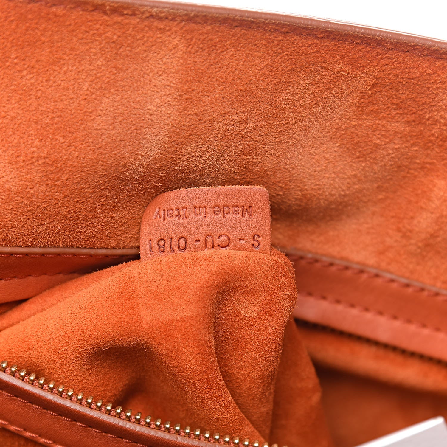 Celine Supple Calfskin Medium Phantom Luggage Orange 7 of 16