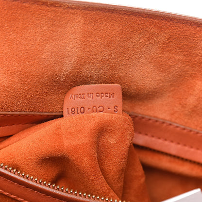 Celine Supple Calfskin Medium Phantom Luggage Orange 7 of 16