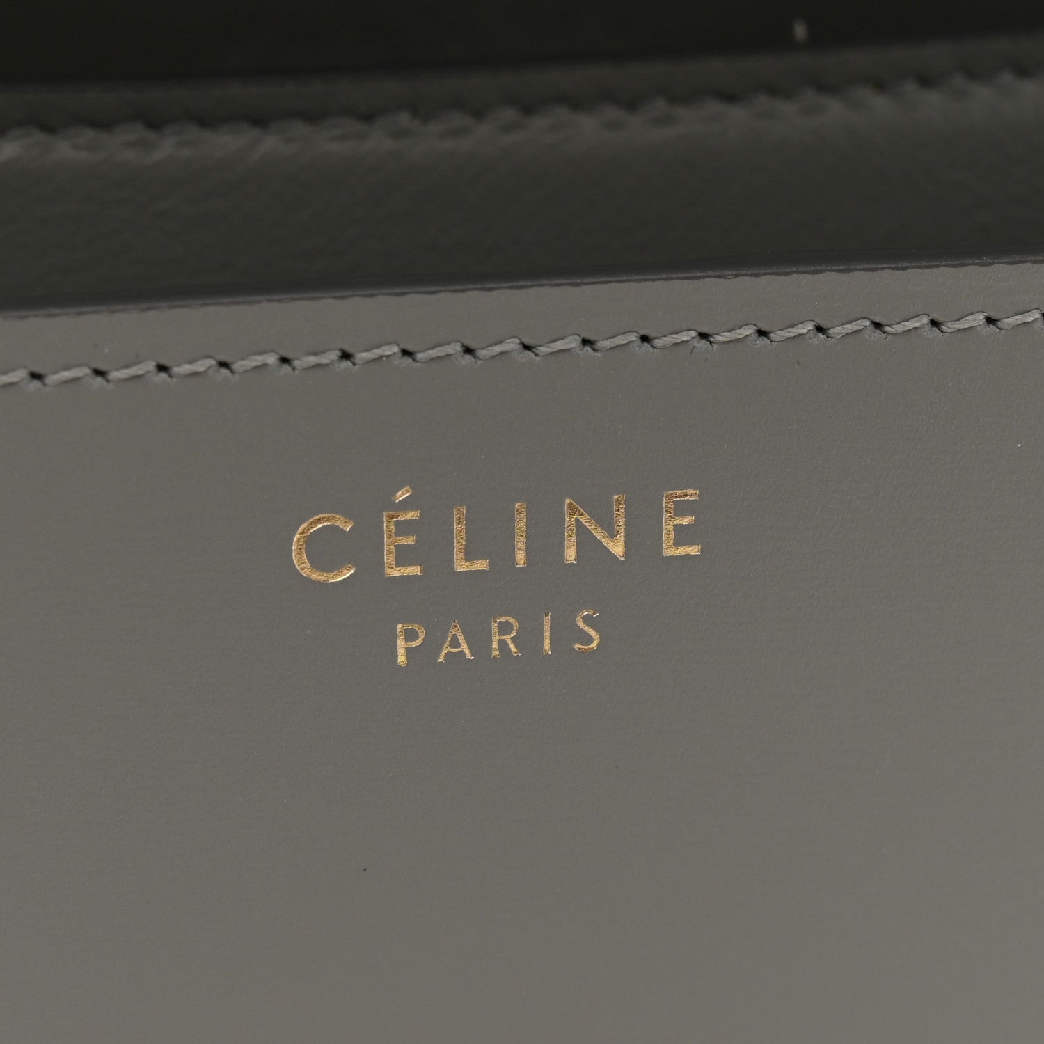 Celine Box Calfskin Medium Classic Box Flap Bag Light Charcoal 6 of 11