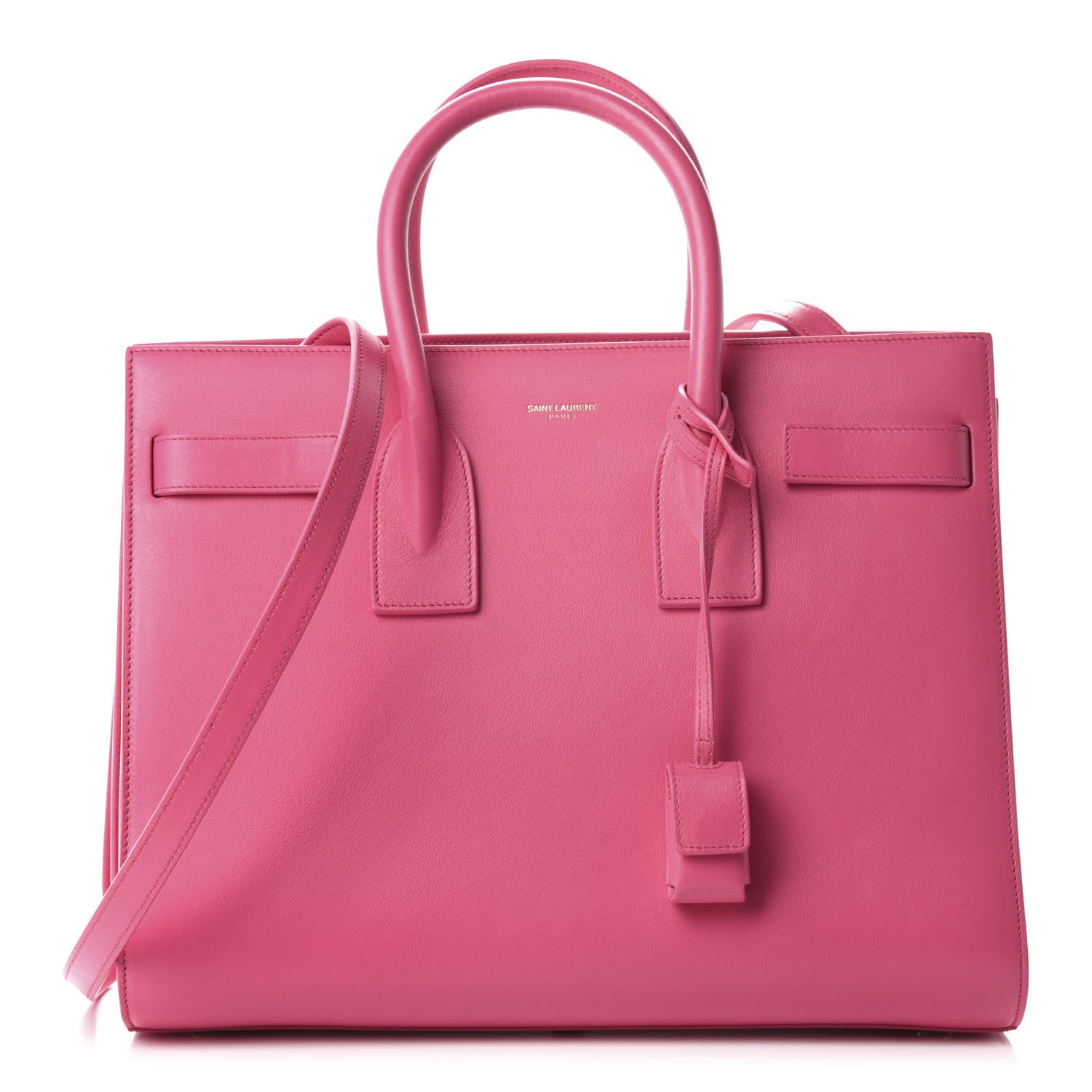 Saint Laurent Calfskin Small Sac De Jour Bubblegum 1 of 10