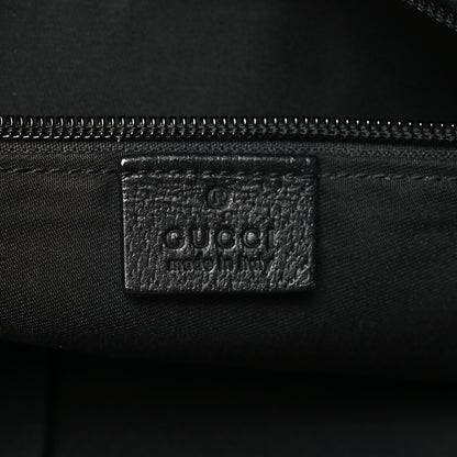 Gucci Monogram Web Medium Flat Messenger Bag Black 6 of 10