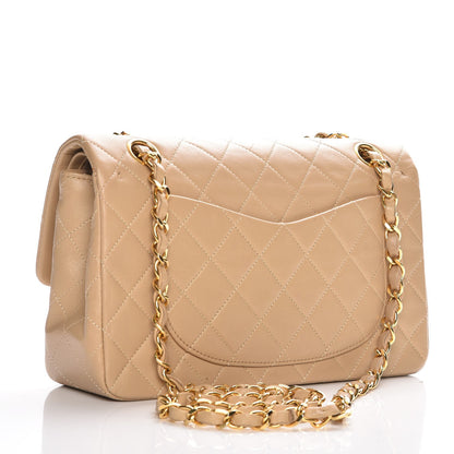 Chanel Lambskin Quilted Small Double Flap Beige 3 of 10