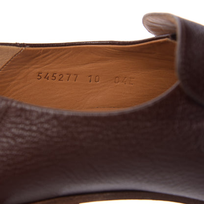 Gucci Havely Kid Web Mens Horsebit Loafers 10 Dark Brown 10 of 11