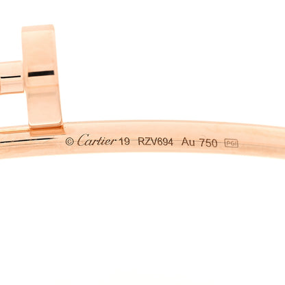 Cartier 18K Pink Gold Small Juste Un Clou Bracelet 19 5 of 5