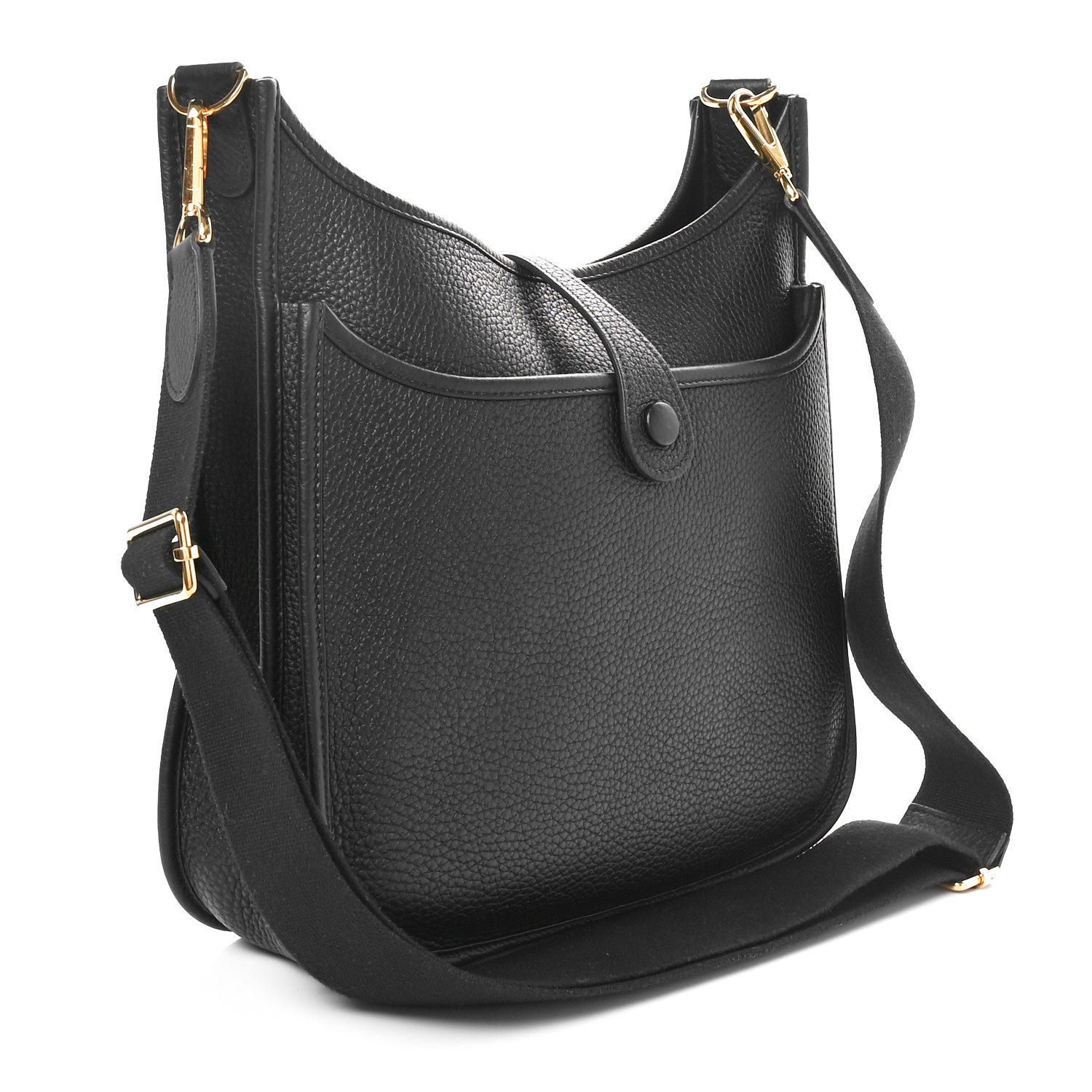 Hermes Taurillon Clemence EVELYNE III PM Black 2 of 11