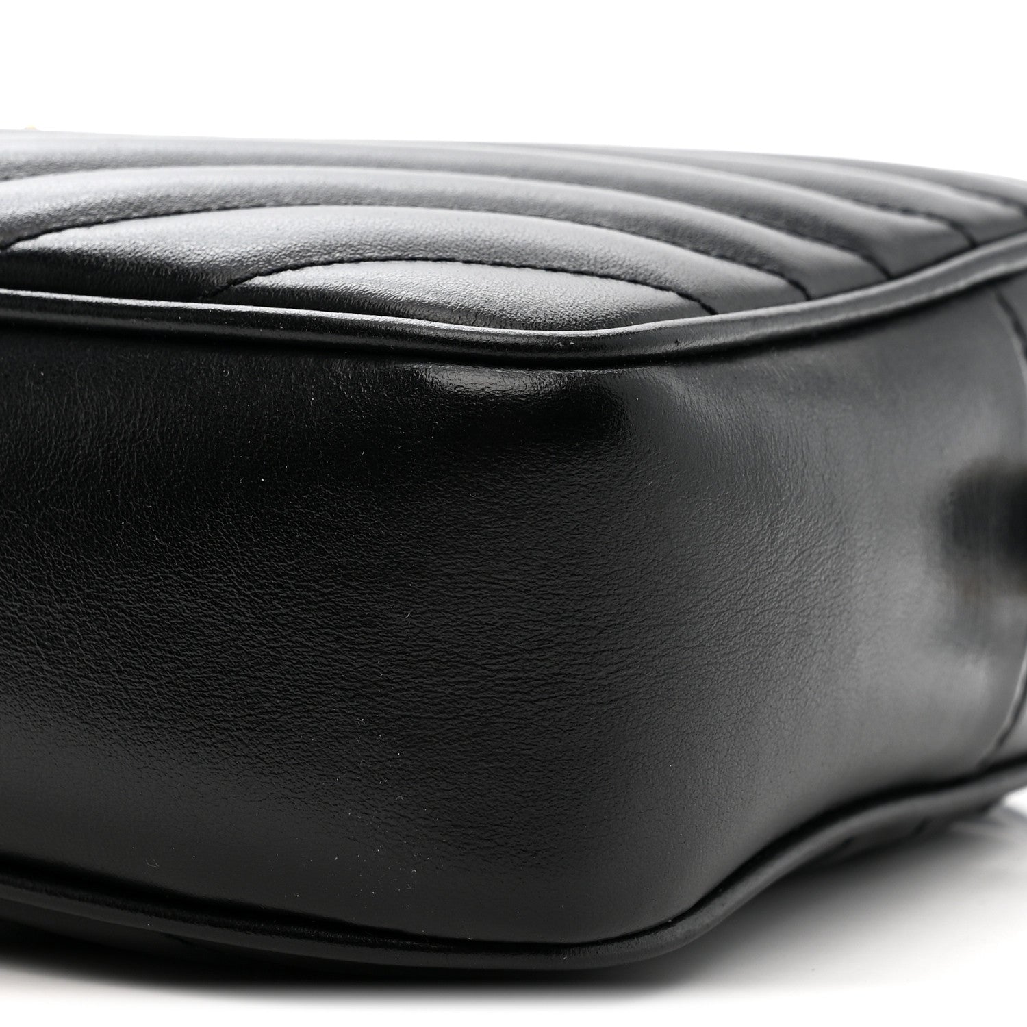 Saint Laurent Calfskin Matelasse Monogram Lou Camera Bag Black 10 of 10