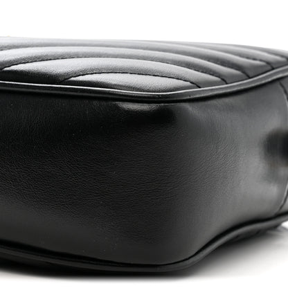 Saint Laurent Calfskin Matelasse Monogram Lou Camera Bag Black 10 of 10
