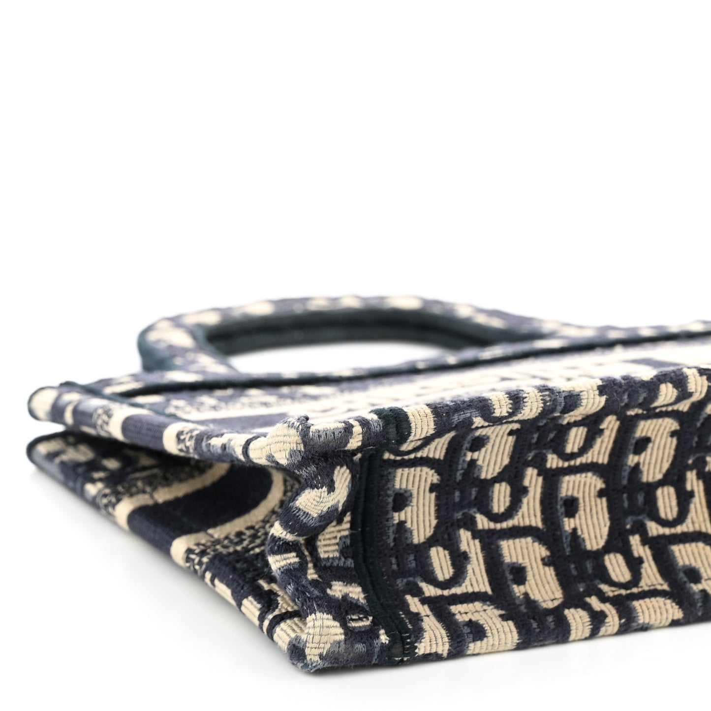 Oblique Mini Book Tote Blue Multicolor