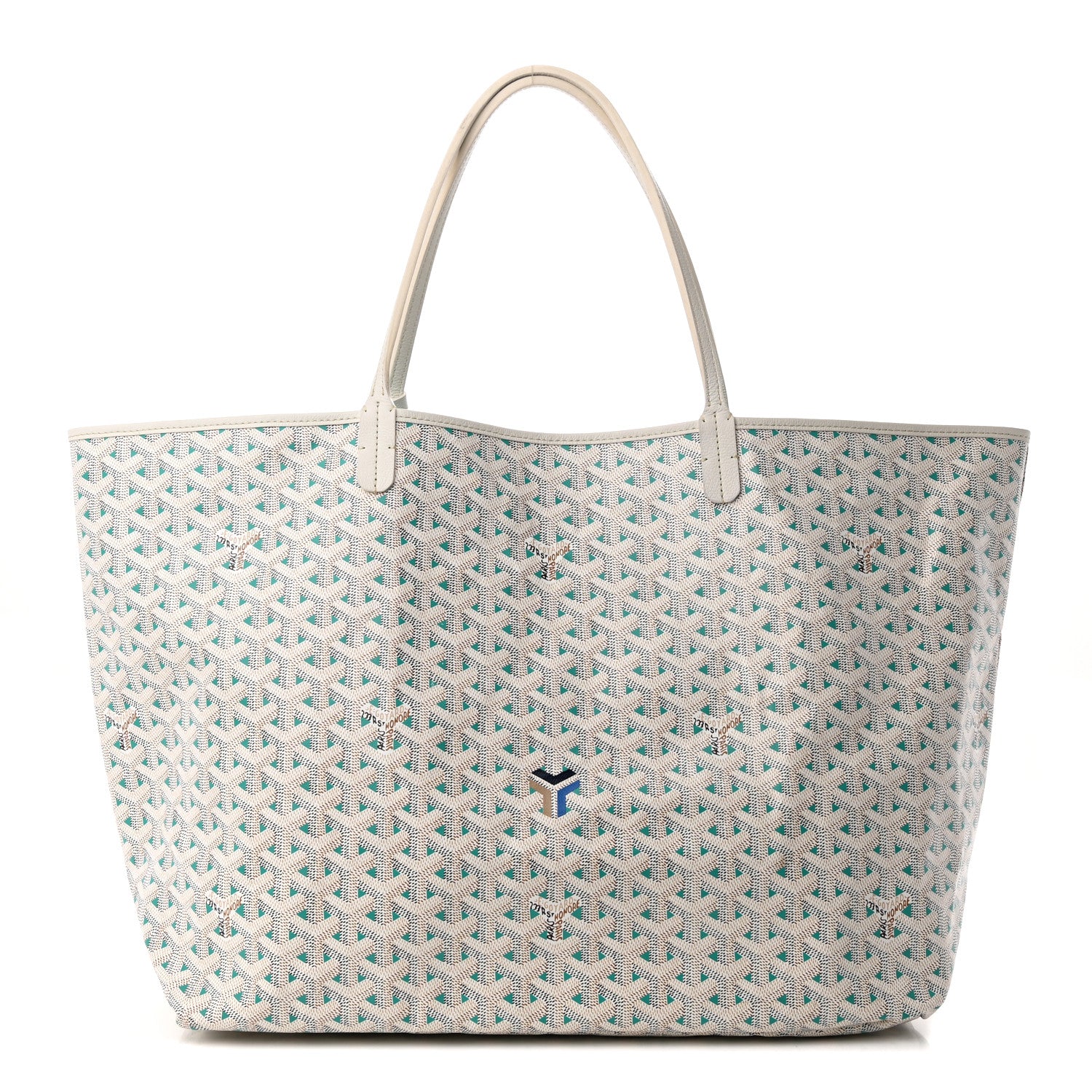 Goyard Goyardine Saint Louis Claire Voie GM White Opaline 3 of 12
