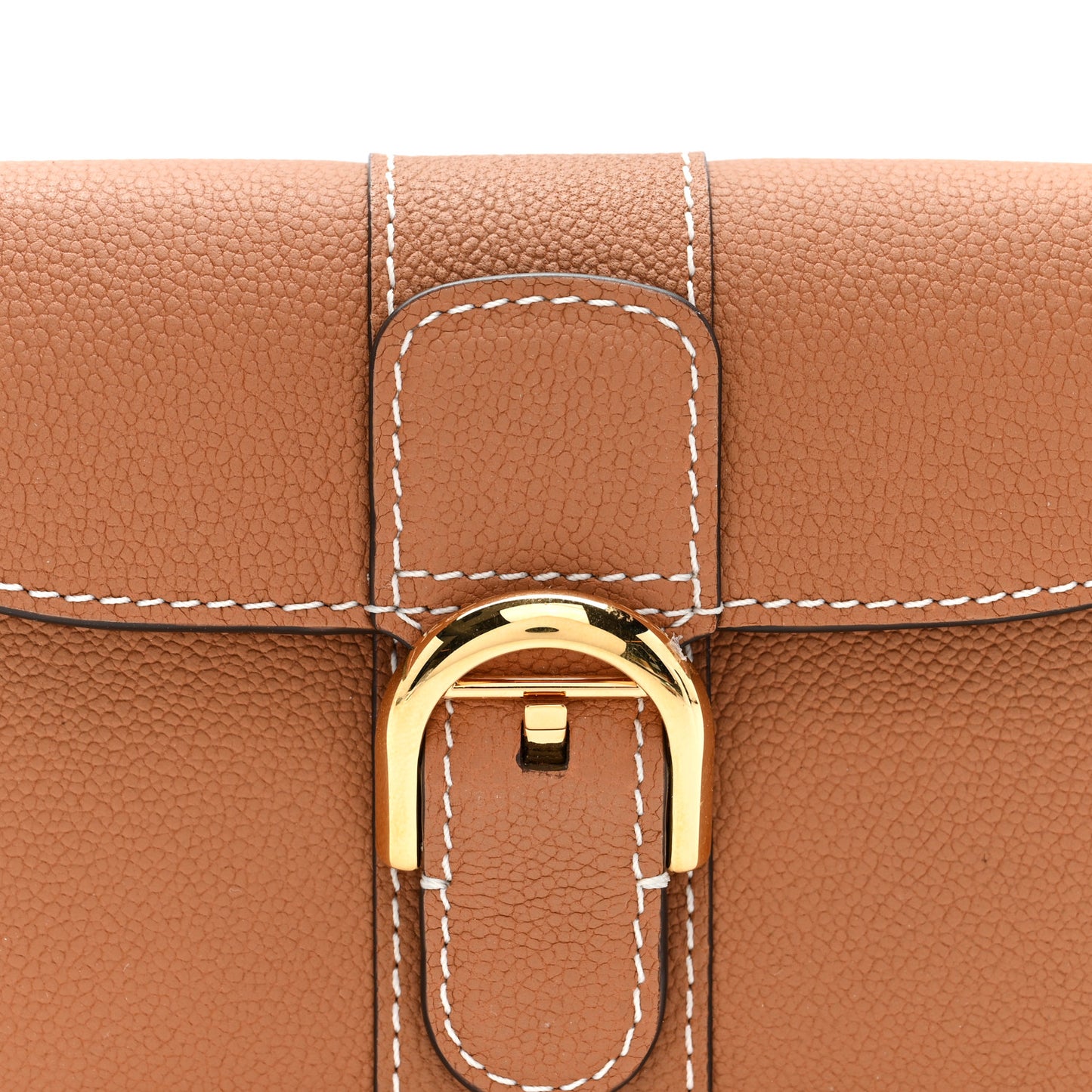 Grained Rodeo Calfskin Brillant Compact Wallet Vegetal