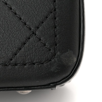 Chanel Bullskin Stitched Bi-Color Medium Shopping Tote Black 11 of 16