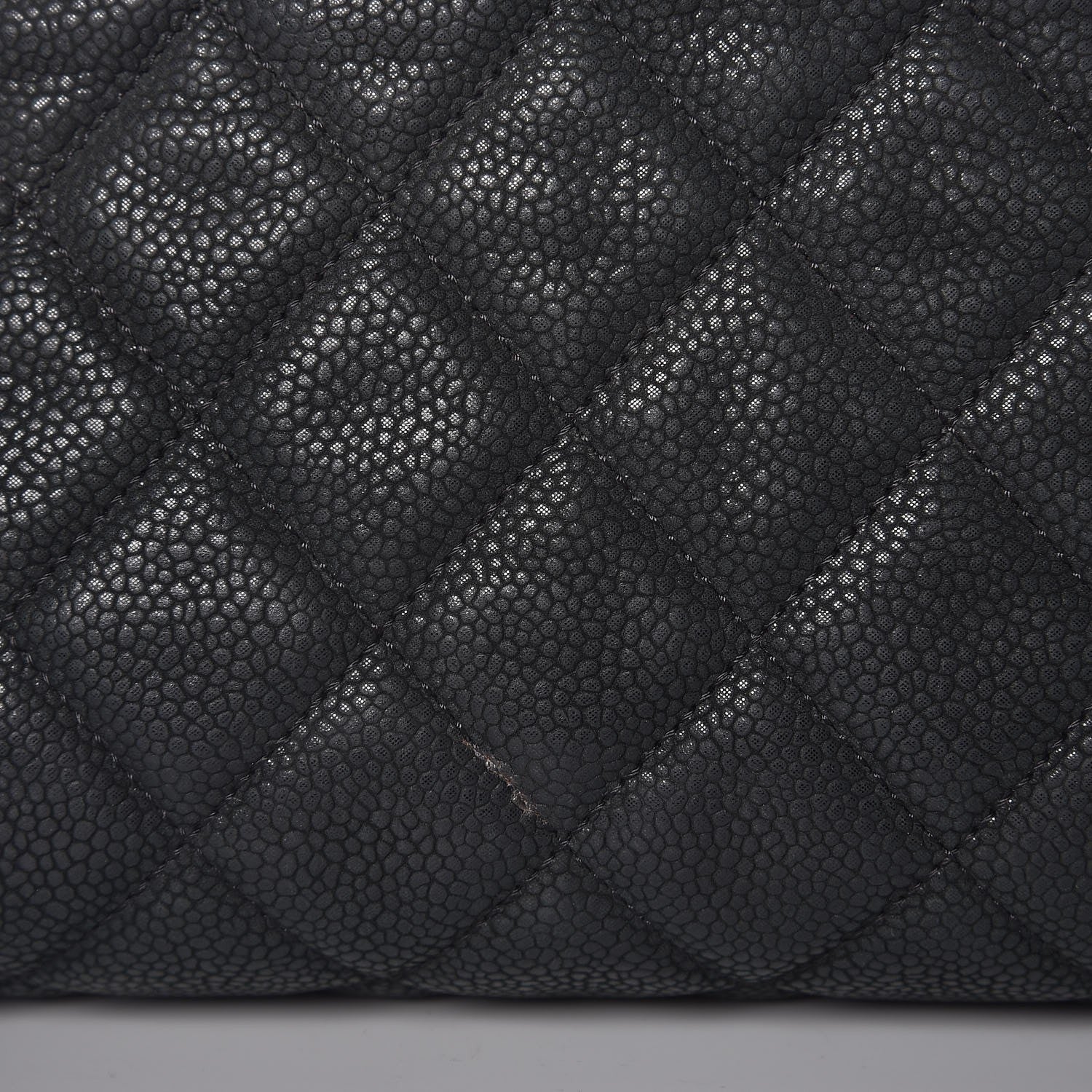 Chanel Iridescent Caviar Medium Lady Pearly Flap Black 13 of 13