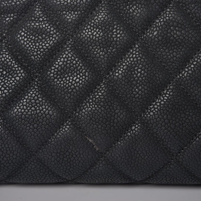 Chanel Iridescent Caviar Medium Lady Pearly Flap Black 13 of 13